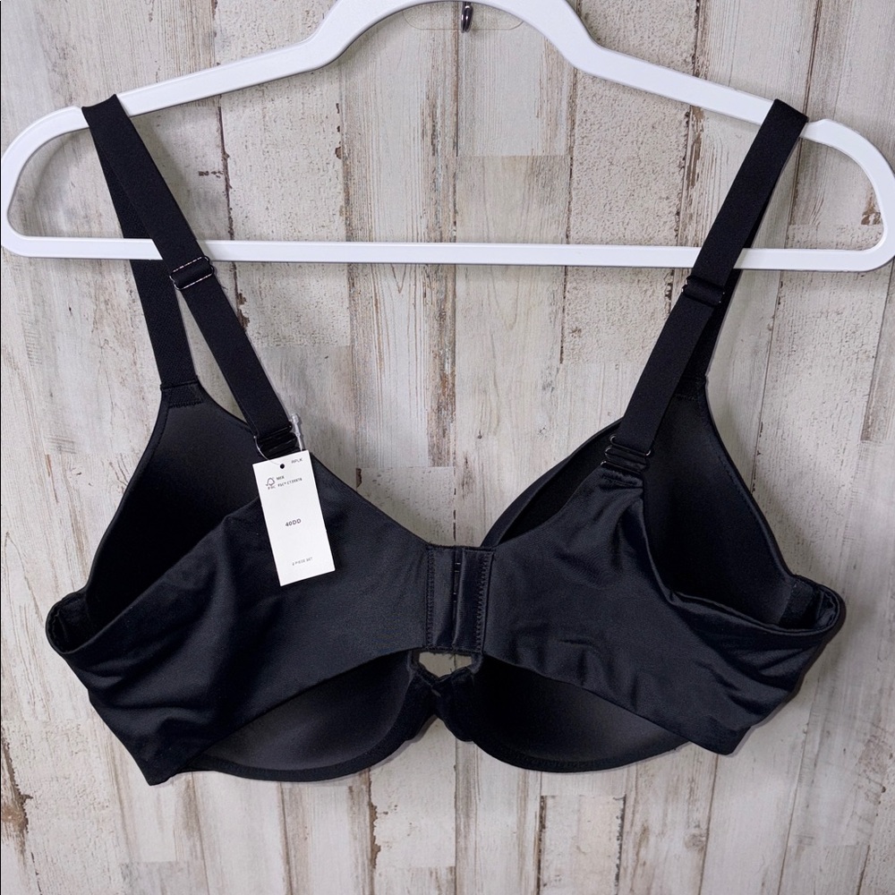 Black Women’s T-Shirt Bra - Classic Support 40DD NWT - Picture 4 of 11